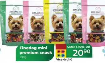 Tamda Foods FINEDOG mini premium snack nabídka