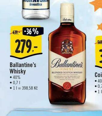Jip Ballantine´s whisky nabídka