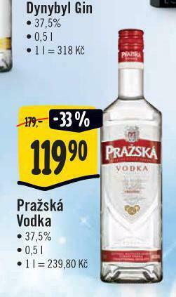 Jip Pražská vodka nabídka