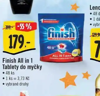 Jip Finish all in 1 tablety do myčky nabídka