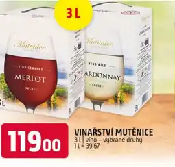 Terno VINAŘSTVÍ MUTĚNICE nabídka