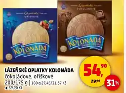 Penny Market Lázeňské oplatky kolonáda nabídka