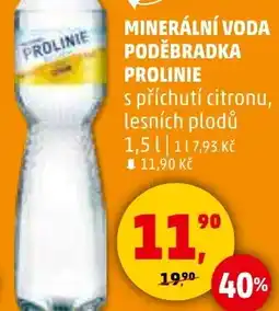 Penny Market PROLINIE Minerální voda poděbradka nabídka