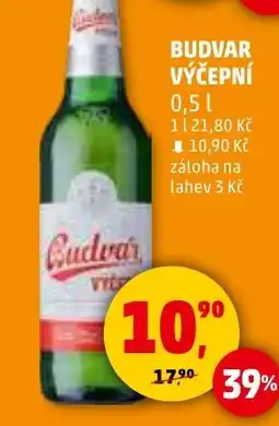 Penny Market Budvar výčepní nabídka