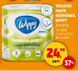 Penny Market WIPPY Toaletní papír heřmánek nabídka