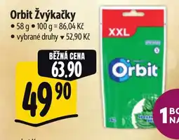 Albert Orbit žvýkačky nabídka
