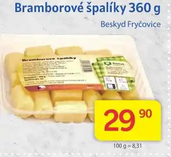 Kubík potraviny Bramborové špalíky nabídka