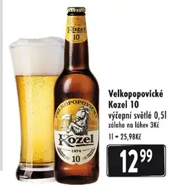 Qanto Velkopopovické Kozel 10 nabídka
