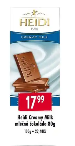 Qanto HEIDI Creamy Milk mléčná čokoláda nabídka