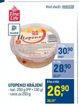 Makro Utopenci krájení nabídka