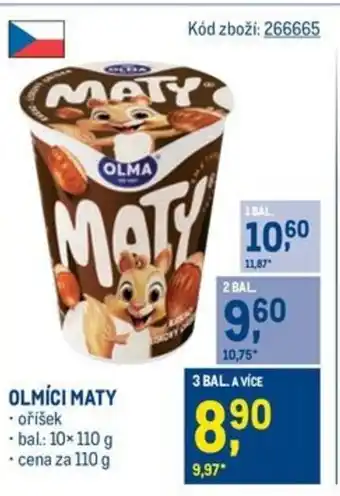 Makro Olmíci maty nabídka