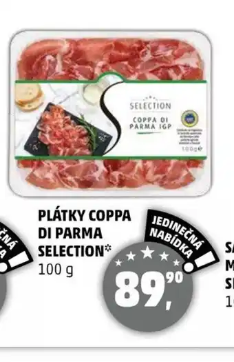 Penny Market Plátky coppa di parma selection nabídka