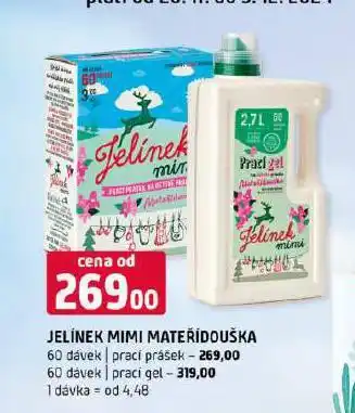 Terno Jelínek mimi mateřídouška prací gel nabídka