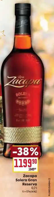 Billa Zacapa Solera Gran Reserva nabídka