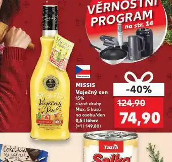 Missis vaječný sen
