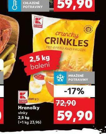 Kaufland Hranolky nabídka