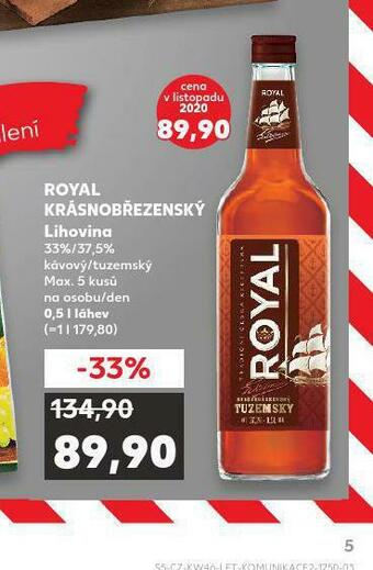 Kaufland Royal krásnobřezenský nabídka