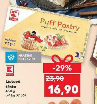 Kaufland Listové těsto nabídka