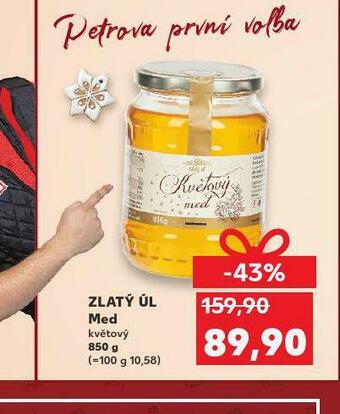 Kaufland Zlatý důl med nabídka