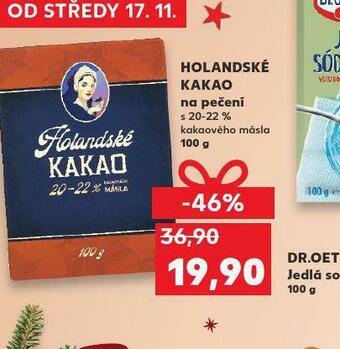 Kaufland Holandské kakao nabídka