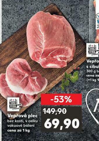 Kaufland Vepřová plec bez kosti nabídka