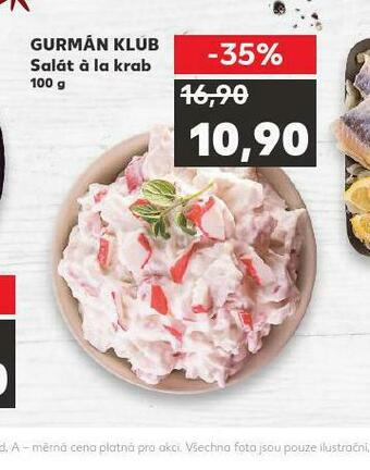 Kaufland Salát á la krab nabídka