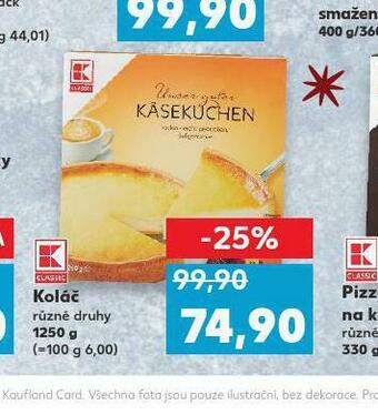 Kaufland Koláč nabídka