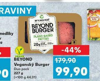 Kaufland Veganský burger nabídka