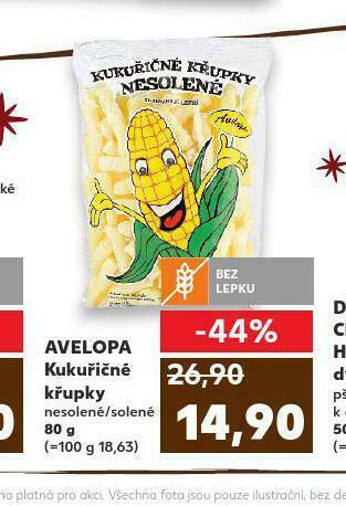 Kaufland Avelopa kukuřičné křupky nabídka