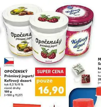 Kefírový dezert