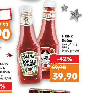 Kaufland Heinz kečup nabídka