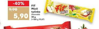 Kaufland Fit müsli tyčinka nabídka