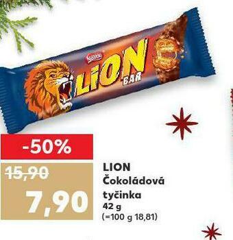 Kaufland Lion čokoládová tyčinka nabídka