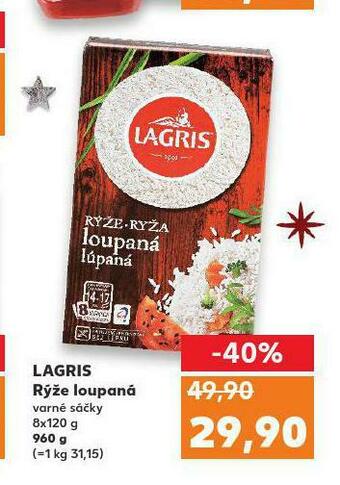 Kaufland Lagris rýže loupaná nabídka