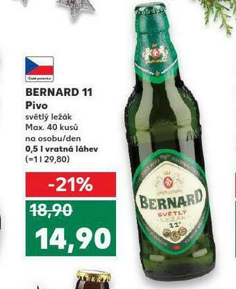 Kaufland Pivo bernard 11 nabídka