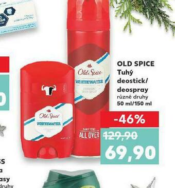 Kaufland Old spice tuhý deostick / deospray nabídka