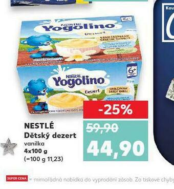 Kaufland Nestlé dětský dezert nabídka