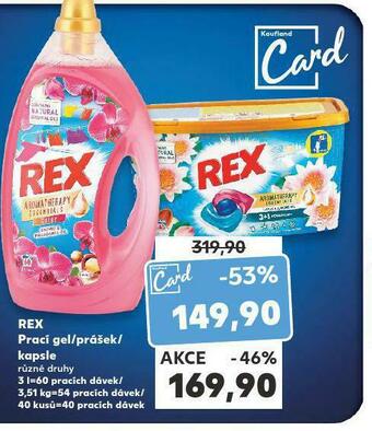 Kaufland Rex prací prostředek nabídka