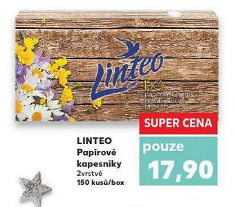 Kaufland Linteo papírové kapesníky nabídka