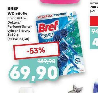 Kaufland Bref wc závěs nabídka