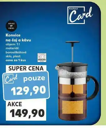 Kaufland Konvice na čaj a kávu nabídka