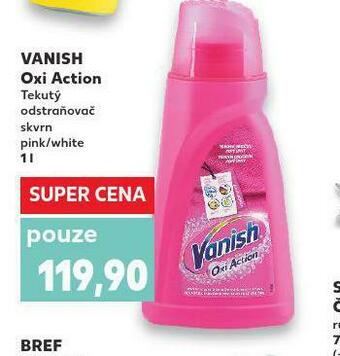 Kaufland Vanish oxi action tekutý odstraňovač skvrn nabídka