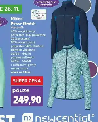 Kaufland Mikina power strech nabídka