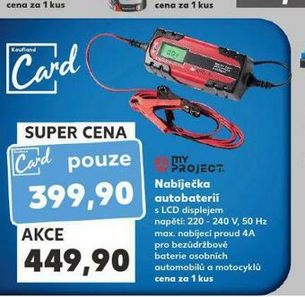 Kaufland Nabíječka autobaterií nabídka