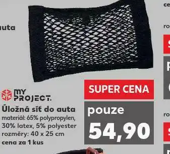 Úložná síť do auta