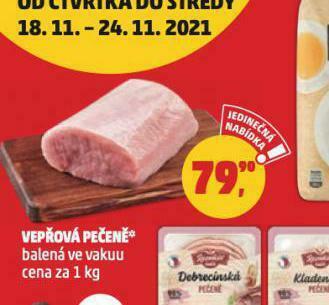 Penny Market Vepřová pečeně nabídka