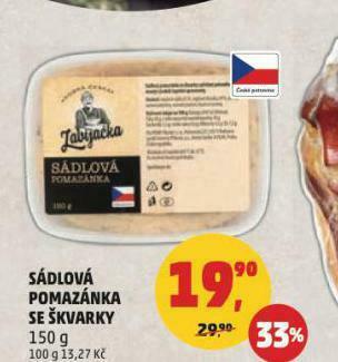 Sádlová pomazánka se škvarky