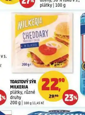 Penny Market Toastový sýr milkeria nabídka
