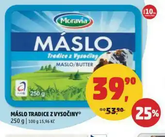 Penny Market Máslo tradice z vysočiny nabídka
