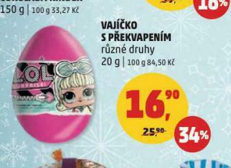 Penny Market Vajíčko s překvapením nabídka
